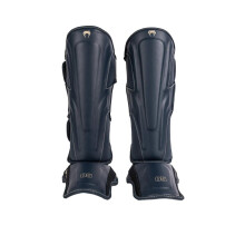 (Large) Venum Impact Evo Shin Guards - Icy Blue