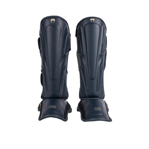 (Large) Venum Impact Evo Shin Guards - Icy Blue