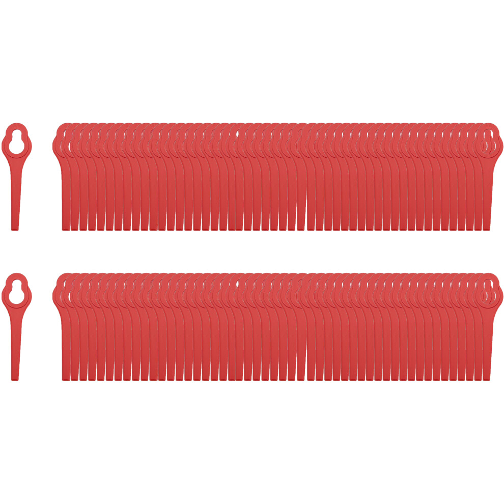 100Pcs Ferrex Aldi FAR20-i Edger Blades, Plastic 95mm Replacement for 20V/40V Trimmer