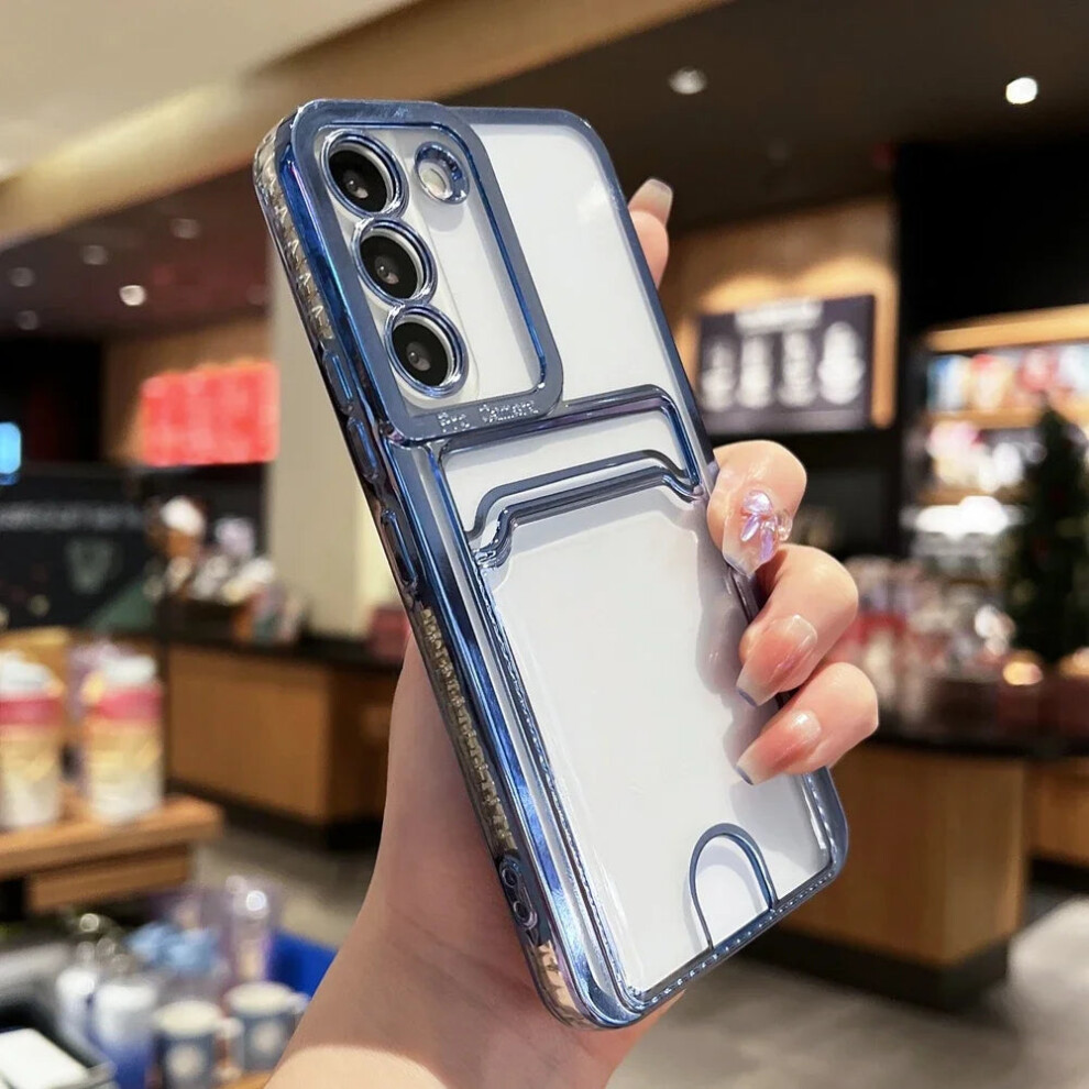 Photos - Case Wallet Card Holder Phone for Samsung Galaxy S24 S23 S22 S21 S20 FE(Peak Blue, A53 5G)