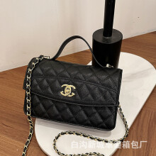 (Black) Women's one-shoulder crossbody bag