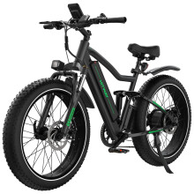 (A) HITWAY Electric Bike 26 * 4.0 Electric Bicycle Commute E-bikes 55-80km