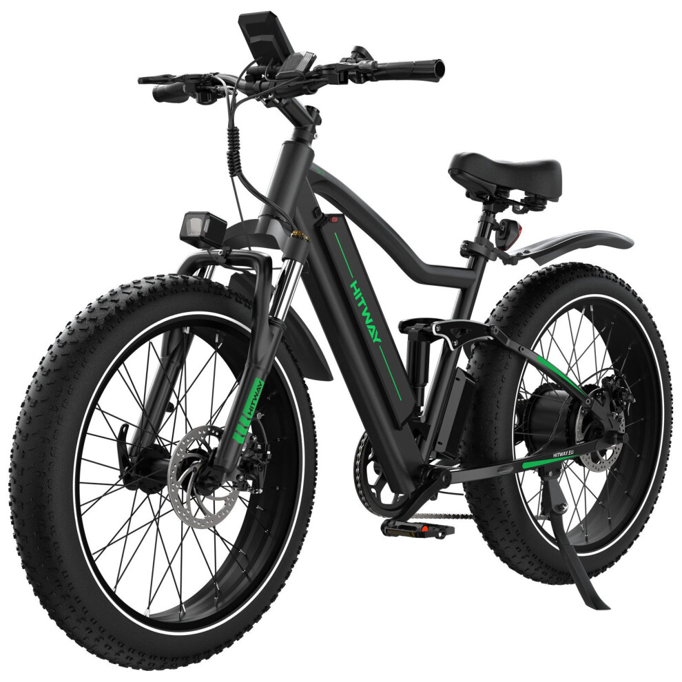 (A) HITWAY Electric Bike 26 * 4.0 Electric Bicycle Commute E-bikes 55-80km-image-OPC-PGCVJ6Z-NEW
