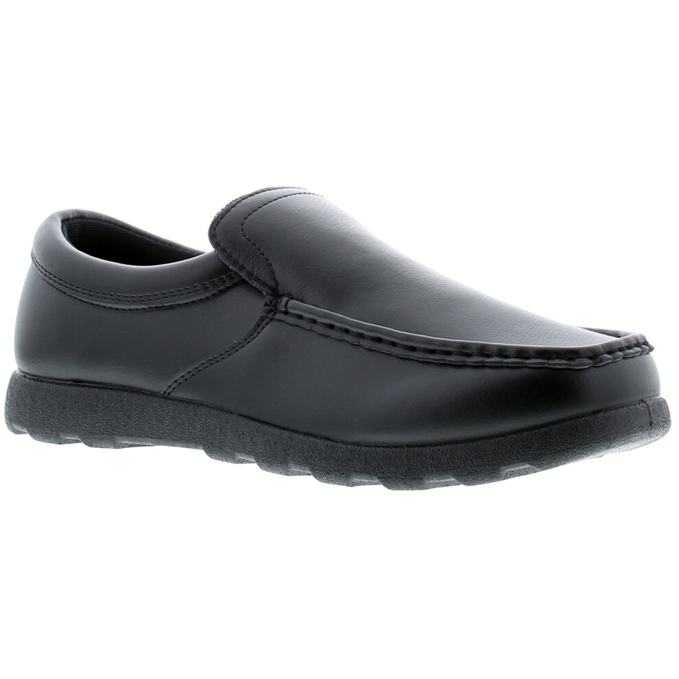 (Black, 7 (Adults')) Rockstorm Mens Smart Shoes Valley Slip On black UK Size