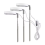 LED Grow Light Full Spectrum Plant Lamp Adjustable Dimmable 3 Head 1