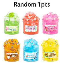 (Random 1pcs) Soft Non-Sticky Butter Slime Ice Cream Decorations 70ml Scented Toys DIY Cloud Slimes For Girls and Boys