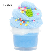 (blue 100ML) Slime Para Niños Kit Cloud Thousand Silk Cloud Colored Mud Clay Fluffy Plasticine for Kids Toy Envio Gratis
