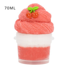 (red 70ML) Slime Para Niños Kit Cloud Thousand Silk Cloud Colored Mud Clay Fluffy Plasticine for Kids Toy Envio Gratis