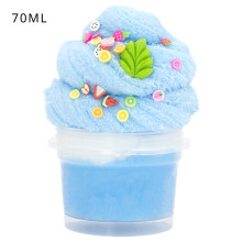 (blue 70ML) Slime Para Niños Kit Cloud Thousand Silk Cloud Colored Mud Clay Fluffy Plasticine for Kids Toy Envio Gratis