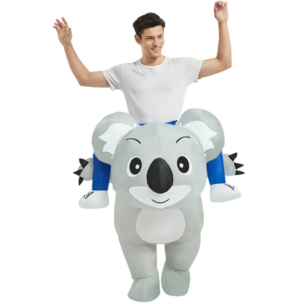 Closkye (Cycling Koala, Adult 160-190Cm) Halloween Dinosaur Inflatable Clothing Cross-Border Flamingo Rabbit Funny Inflatable Doll Costume Not,Specified