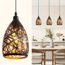 (Black) Vintage Chandeliers, Farmhouse Recessed Lights, Metal Pendant Lights, Mini Island Lights