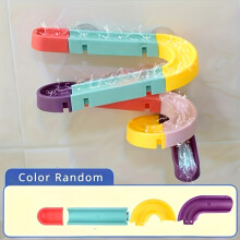 (1 Set) Party favors/Fun water play, Youngsters's track, sliding, DIY assembly, building block wall, water play, bath toys