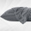 (4 Stripe Pillowcase) Grey Duvet Cover With Pillowcases & Fitted Sheets 3