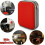 Red 40 CD DVD Carry Case Disc Storage Holder CD Sleeve Wallet CD DVD Organizer Case 7