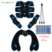 (M2 5 Gel Hip) Smart EMS Wireless Muscle Stimulator Fitness Trainer Abdominal Training Electric Weight Loss Stickers Body Slimming Massager