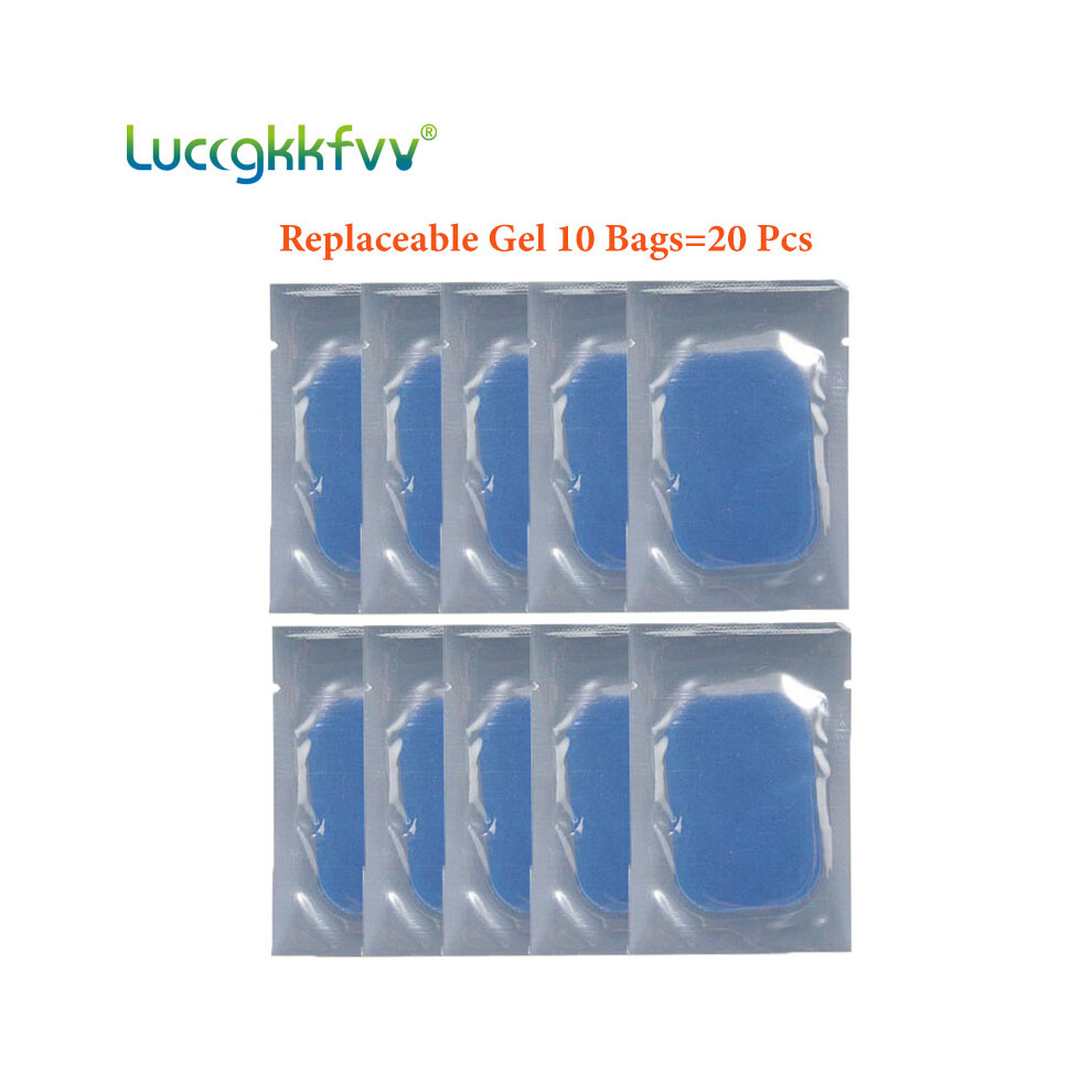 (GEL 10 BAGS) Smart EMS Wireless Muscle Stimulator Fitness Trainer Abdominal Training Electric Weight Loss Stickers Body Slimming Massager-image-OPC-PGMZJQB-NEW