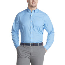 Van Heusen Ανδρικό Big & Tall Μακρυμάνικο Πουκάμισο, Riviera Blue, 3X-Large Tall