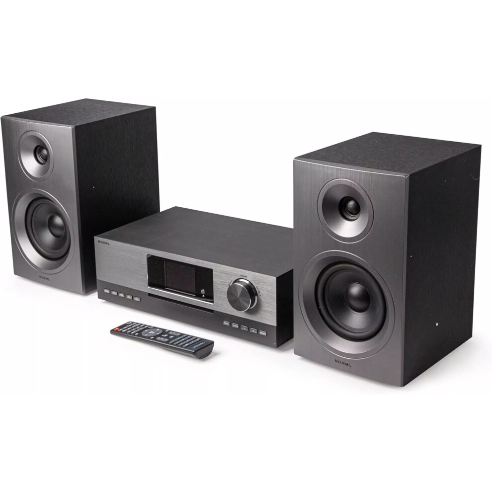 Roxel Pulse All-in-One Compact HiFi System w/Spotify, CD Player, HDMI