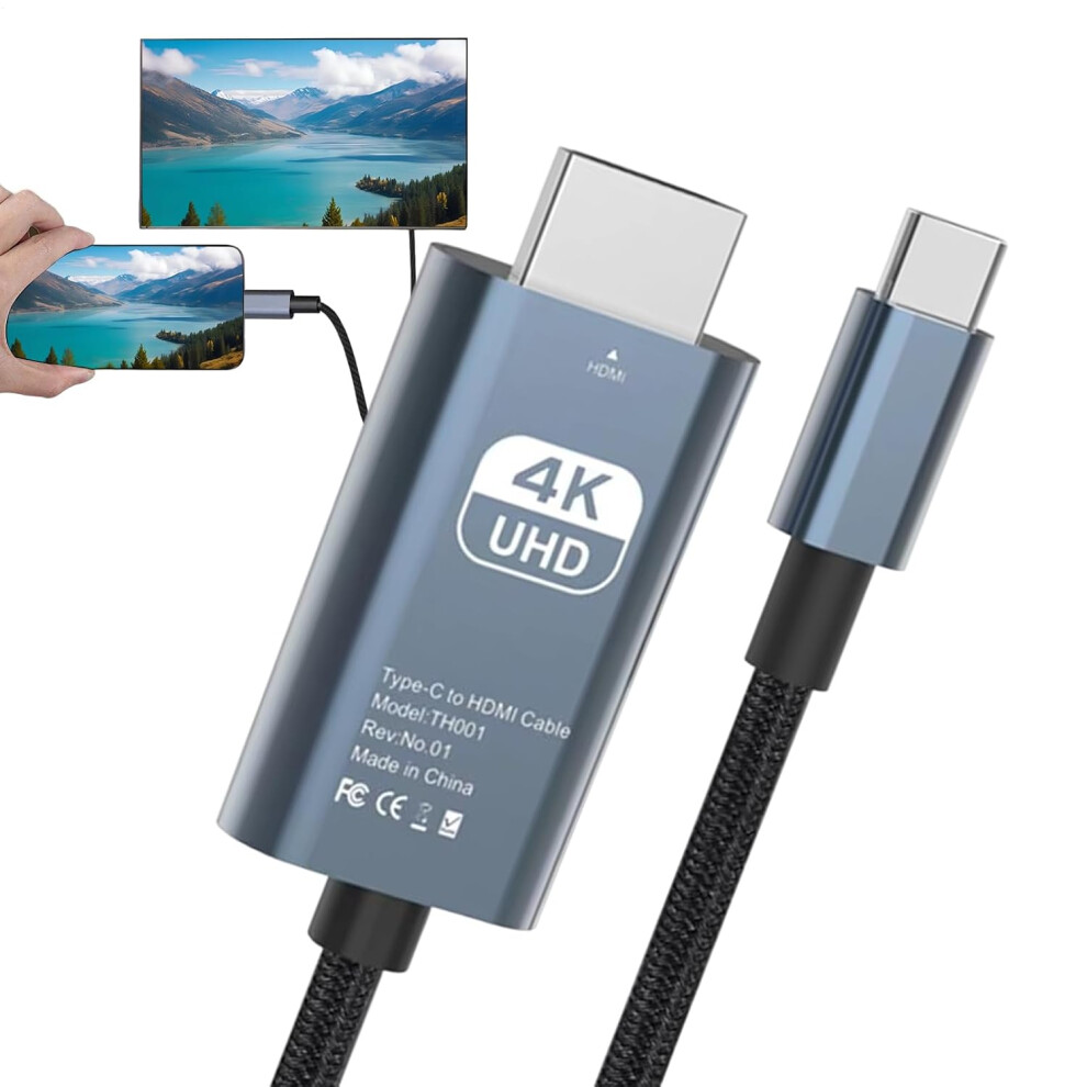 Type C To Hdtv Converter - 4K60hz Hdtv Video Adapter - Cell Phone Converter, Computer Accessories, Tv Supplies For Monitor Tv Computer 5904151534450