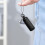 (Black) USB Flash Drive Pouch - USB Storage Leather Case - Leather Storage Case, Protective Cover, Small, Multiple Uses With Key Ring For USB Flash Drive, 9