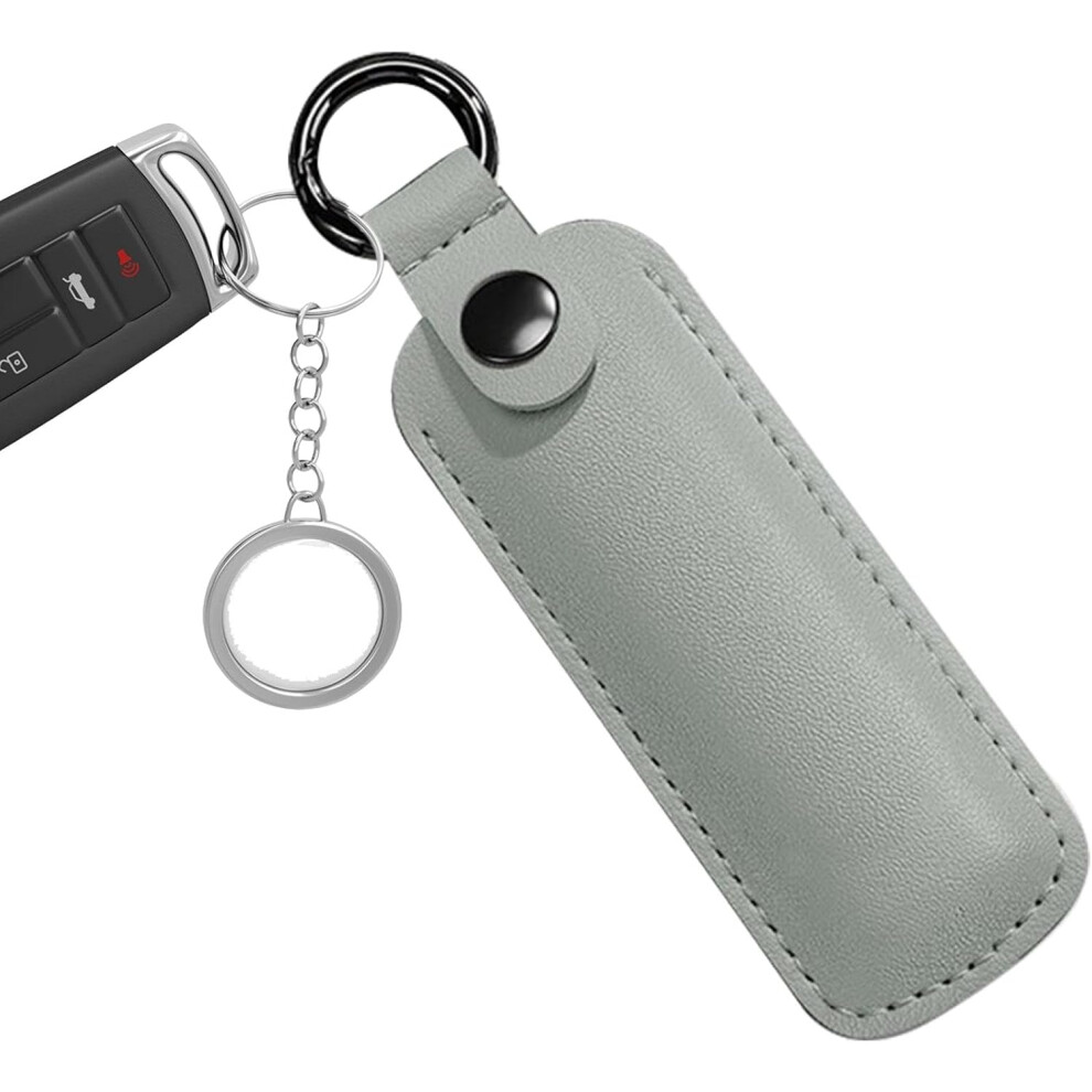 (White Green) USB Flash Drive Pouch - USB Storage Leather Case - Leather Storage Case, Protective Cover, Small, Multiple Uses With Key Ring For USB Fl-image-OPC-PGMZPQJ-NEW