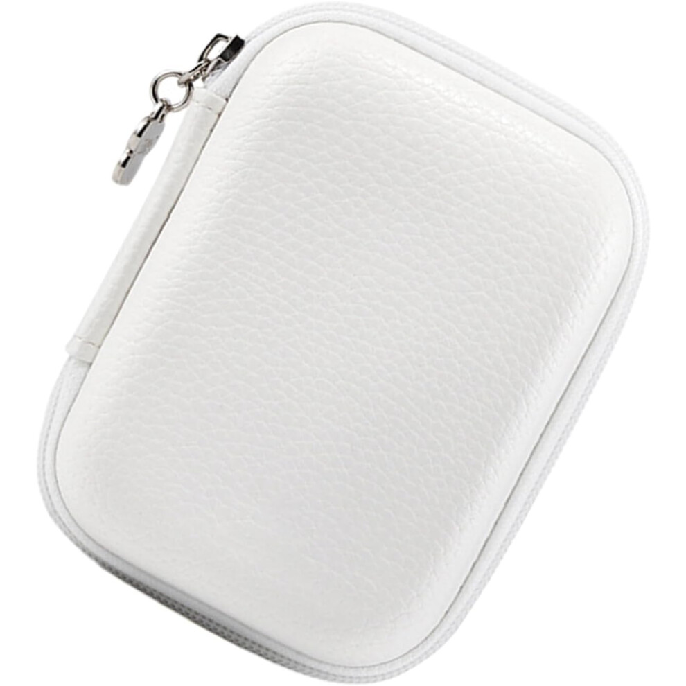 (White) Camera Storage Case - Shockproof Camera Organizer Bag - Portable Electronic Device And Accessory Protection Bag For Men And Women White