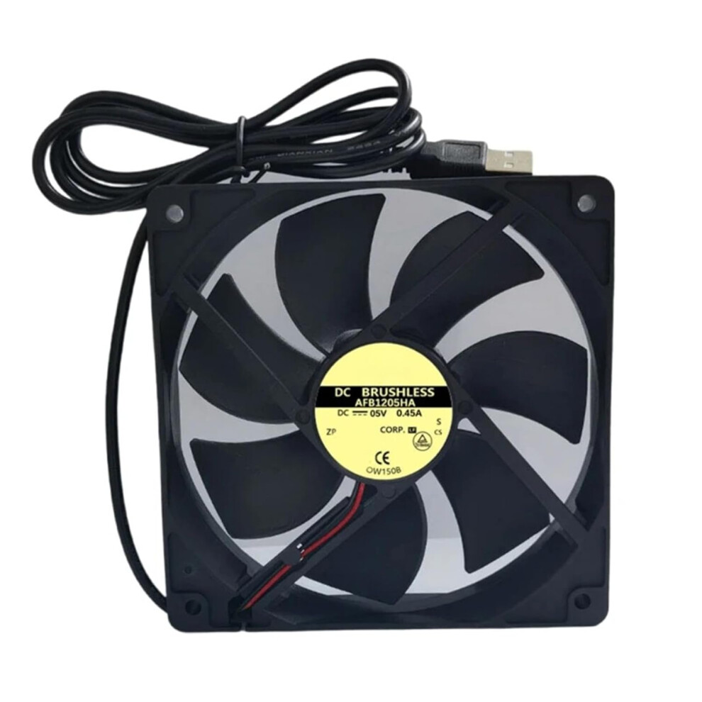PC Cooling Fan | Quiet Cooling Fan Computer Fan USB Cooler,Router Fan for Small Servers, Projectors, Desktop, Notebook, USB-Powered Device, Chassis,