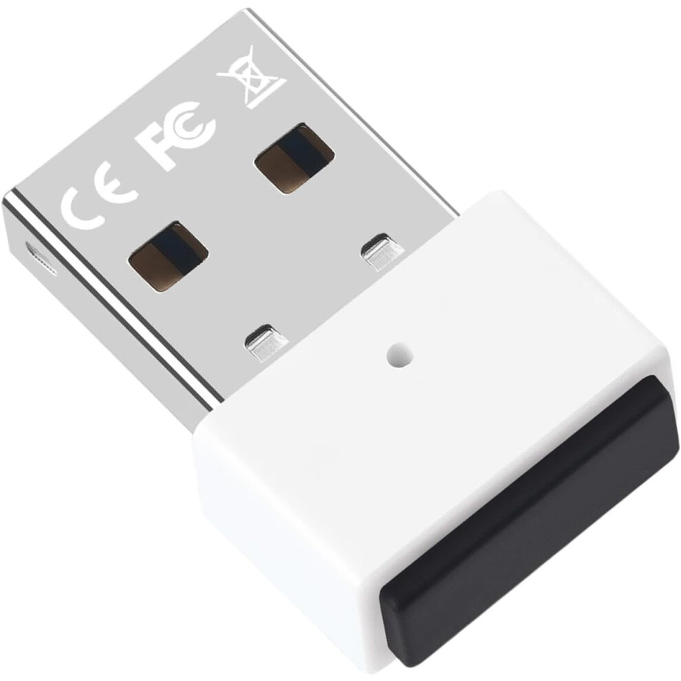 (White) Wireless USB Adapter for PC, 5.3 Wireless Receiver for PC, Computer Accessories, Wireless USB Transmitter Receiver, USB Dongle, Dongle Receive