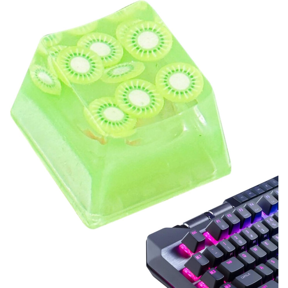 (kiwi) Keyboard Keycaps Set,Cute Keycaps | Candy Fruit Keycaps Decorative Computer Accessories For Mechanical Keyboard Backlit Keycaps Replacement
