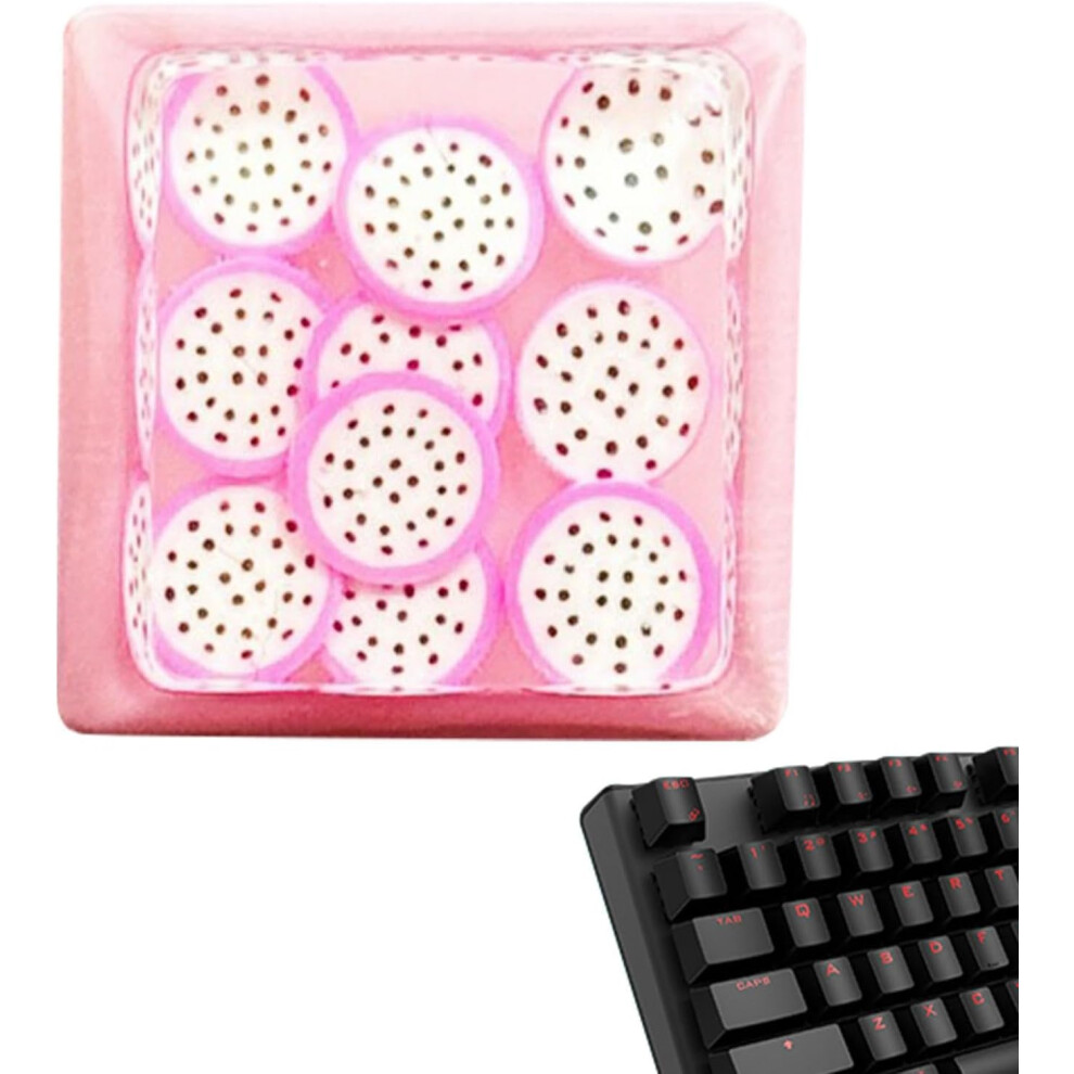 (pitaya) Keyboard Keycaps Set,Cute Keycaps | Candy Fruit Keycaps Decorative Computer Accessories For Mechanical Keyboard Backlit Keycaps Replacement