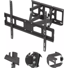 Full Motion TV Wall Mount for 32-70 Inch TVs, Tilt -10/+10, Swivel 180, Extend 6-20 in, VESA 200x100 - 600x400, Supports up to 110 lb