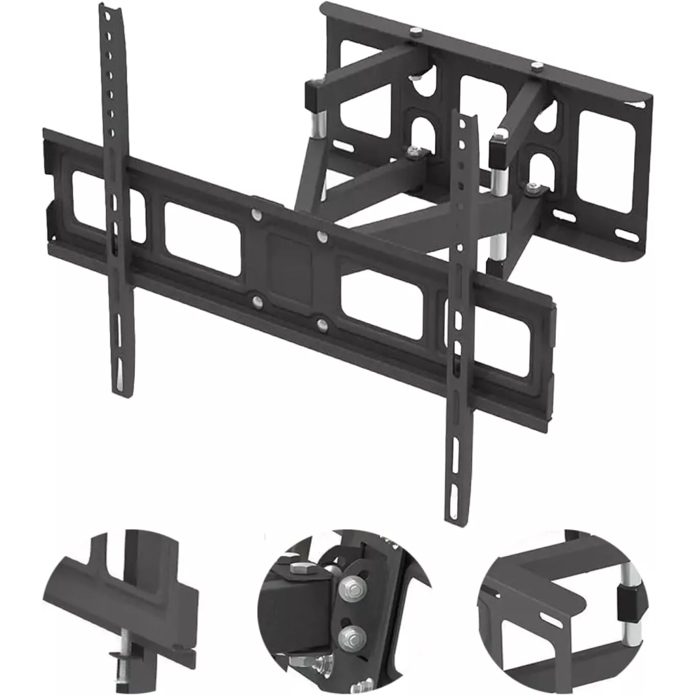 Full Motion TV Wall Bracket Mount For 32 40 43 46 49 50 55 58 60 65 70" Inch
