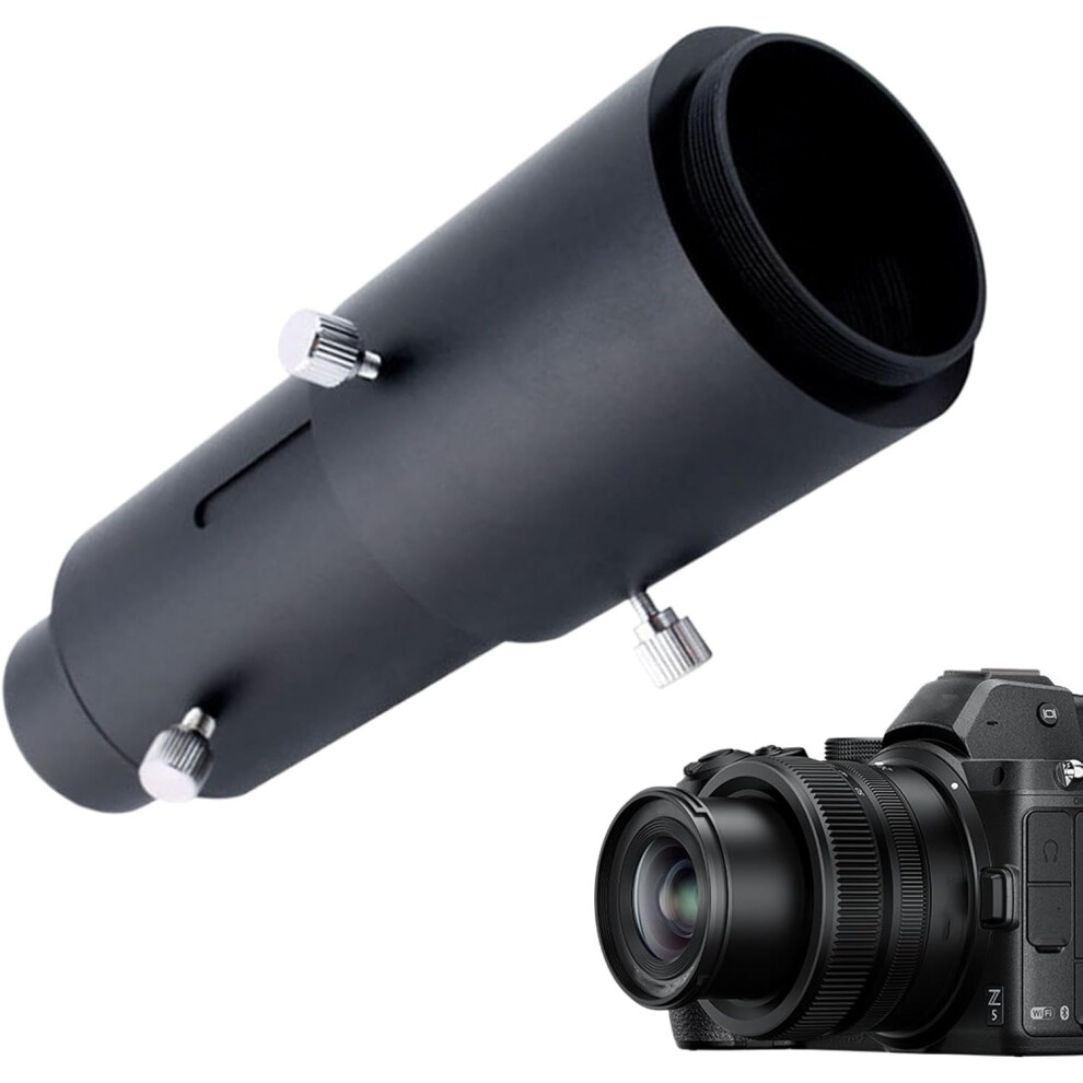 Telescope Camera Adapter, 1.25-Inch Variable Portable Telescope Tubes, Astrophotography Accessories, M42x0.75 Thread, SLR Detachable Adapter for