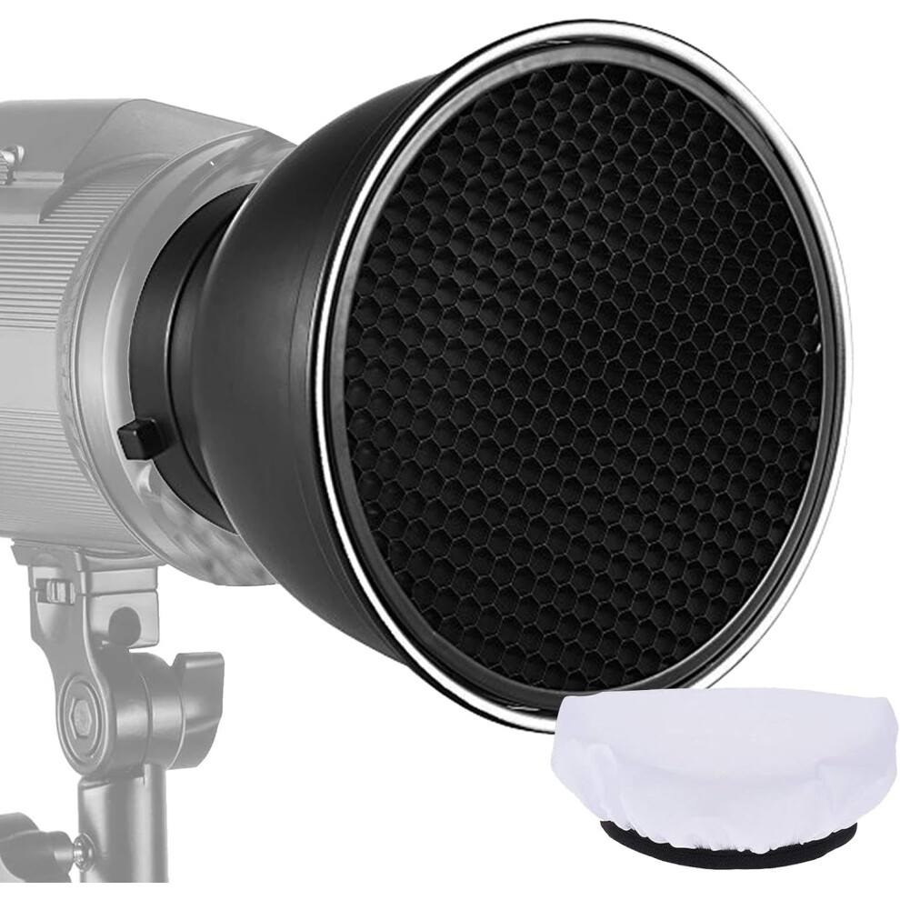 Photography Light Cover - Photography 7Inches Diffuser Cover Lamp Sock | Portable Soft Cloth Strobe Reflector Grid Light Cover for Outdoor Lighting