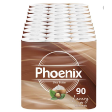 Phoenix 3 Ply 90 Toilet Rolls Shea Butter Fragrance 10 x 9