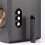 Roxel (Black) Active Bookshelf Speakers, 100-Watt - Roxel Nova 8