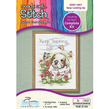 Das Janlynn Corporation Fertigset...Stitch Keep Looking Up Kreuzstich-Set mit Zhlmuster