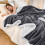 Imperial Rooms (130 x 150 cm ) Grey Blankets Sherpa Fleece Throw Bed Sofa Blanket 1