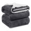 Imperial Rooms (200 x 240 cm) Grey Blankets Sherpa Fleece Throw Bed Sofa Blanket 1