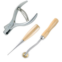 Bluemoona 3 Stck  Muster NOTCHER 45N Professioneller Designer-Stanzer 1/16 Zoll (B) x 5/16 Zoll (L) Musterstichrder AWL