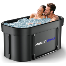 450L Portable Bathtub Hot Water Cold Plunge Tub, No Lid Ice Bath Tub