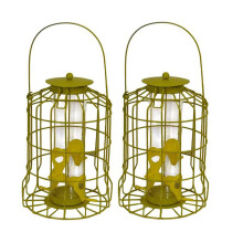 Squirrel Proof Hanging Bird Seed Feeder (Set of 2)