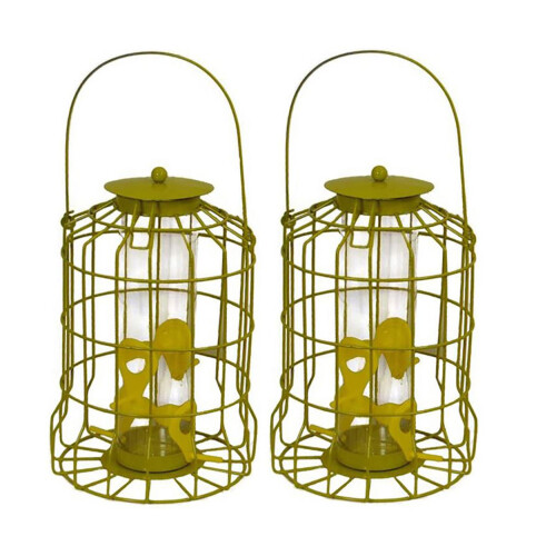 Selections Squirrel Proof Hanging Bird Seed Feeder (Set of 2)