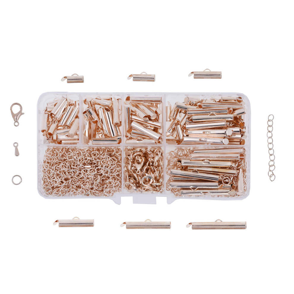 Mandala Crafts Schiebeverschluss F R Perlenwebst Hle, Schieberohr-Endst Ck, Stangenfund-image