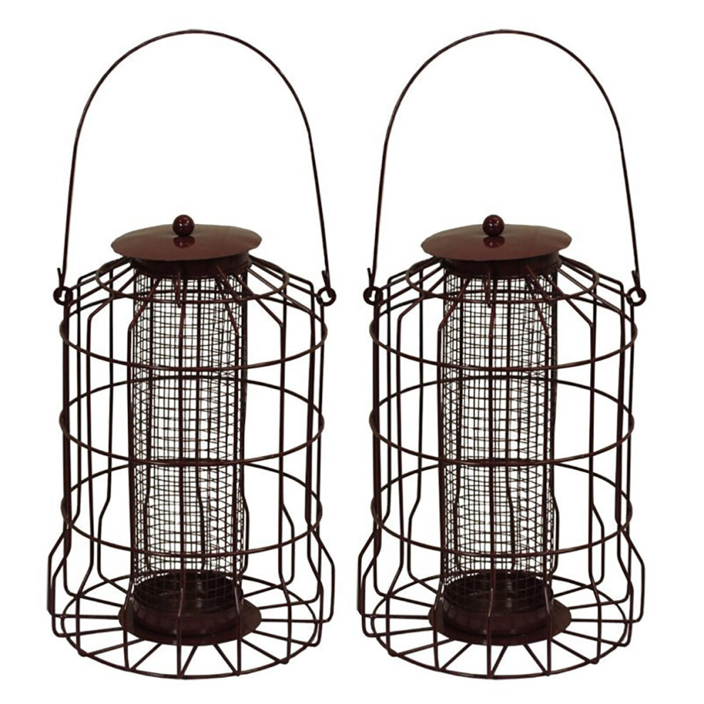 Selections Squirrel Proof Hanging Bird Nut Feeder (Set Of 2)