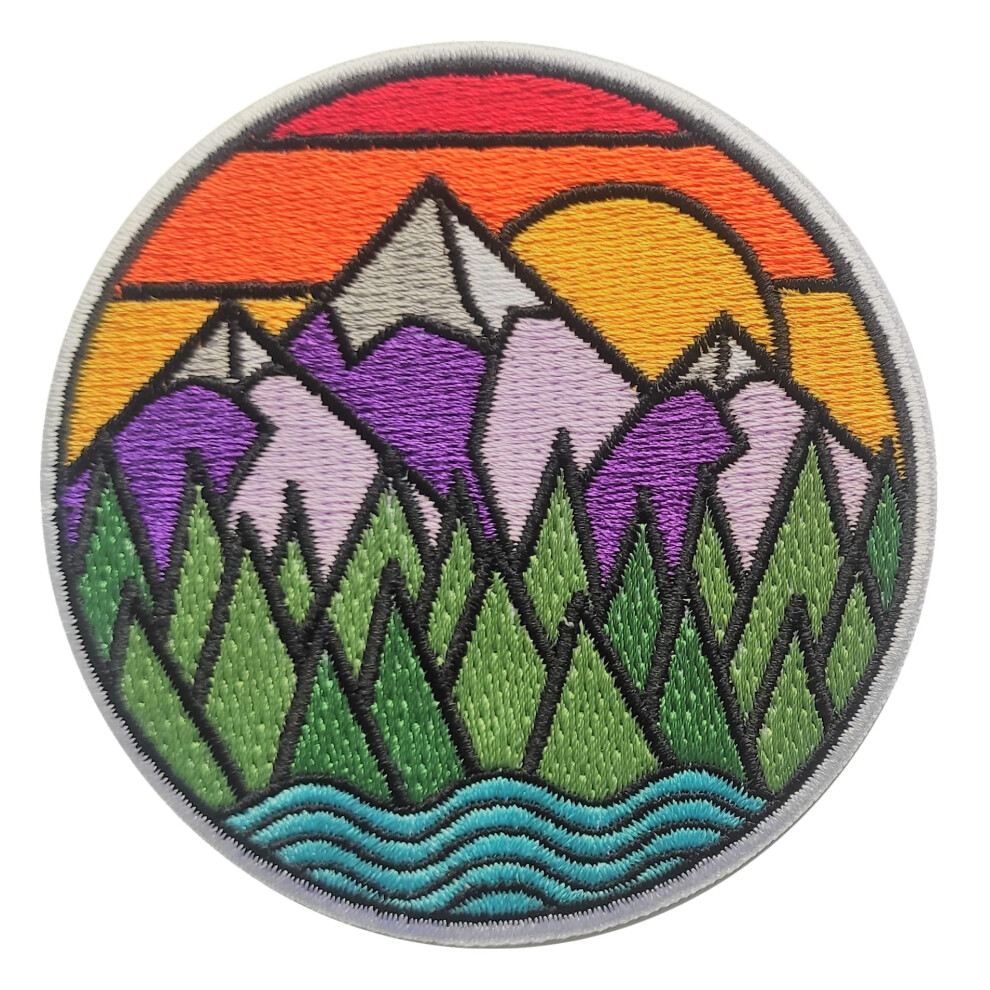 Patchclub Mountain And River Adventure Outdoor Patch 3 In Bunten, Bestickten, Coolen Patches Zum Aufb Geln Und Aufn Hen-image
