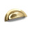 (32mm Knob) Solid Brass Cabinet Cup Handle & Knobs Gold Pulls 5