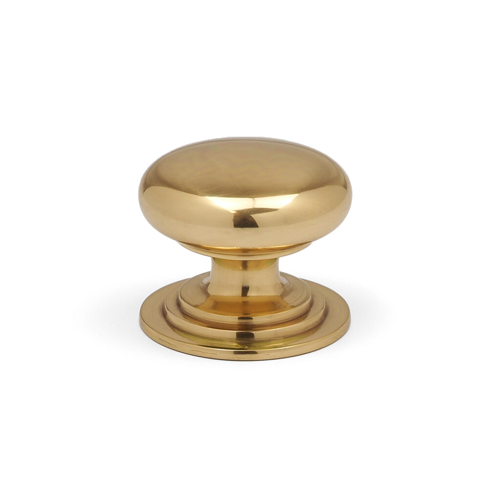 (38Mm Knob) Solid Brass Cabinet Cup Handle & Knobs Gold Pulls 5056767304184