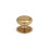 (38mm Knob) Solid Brass Cabinet Cup Handle & Knobs Gold Pulls 4