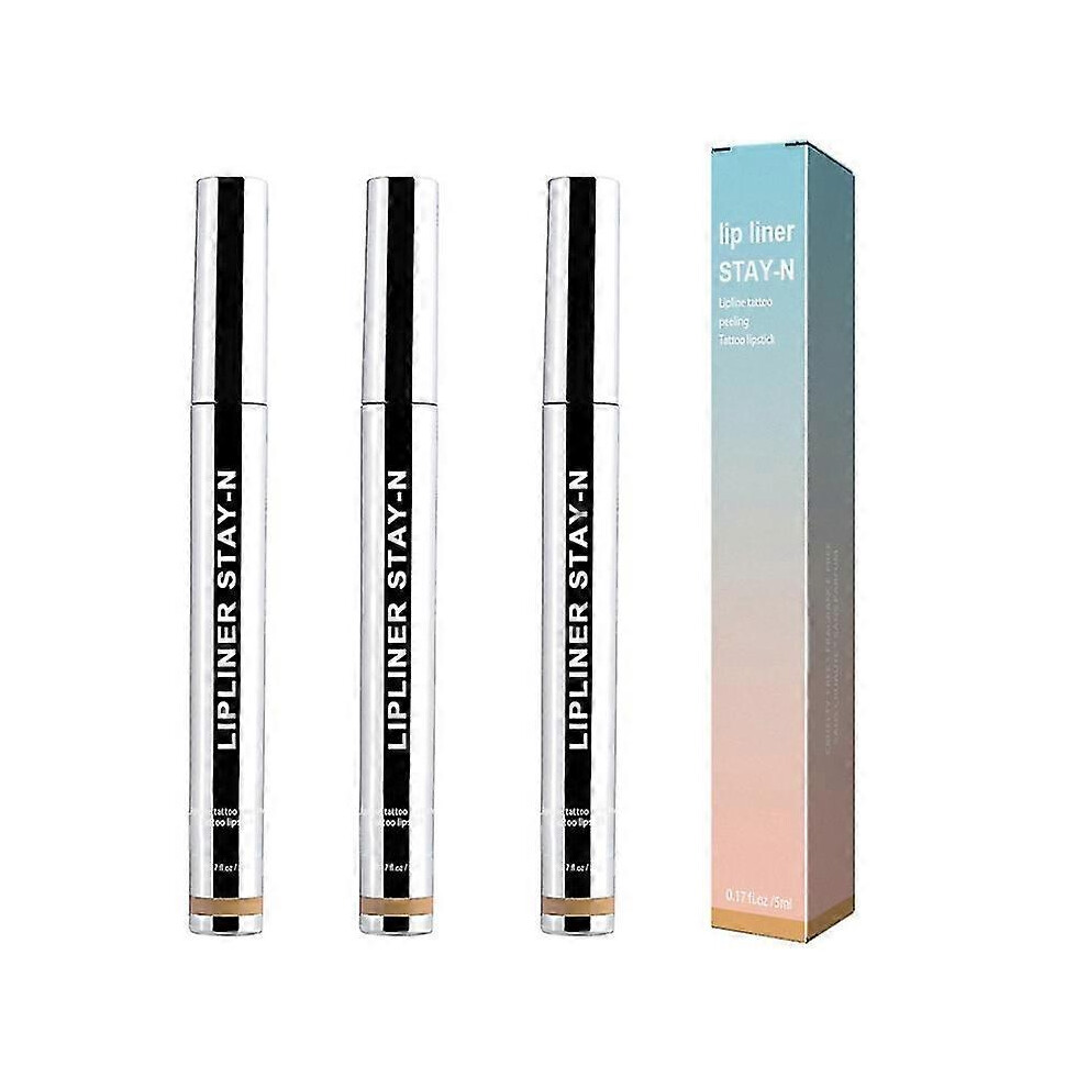 3PCS Nourishing Lip Liner  Peel Lip Liner Stay In Peel Off Lip Liner Tattoo Lip Stain